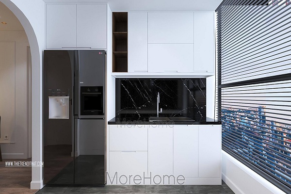  Mẫu đá nhân tạo ốp mặt bếp tại chung cư GreenBay